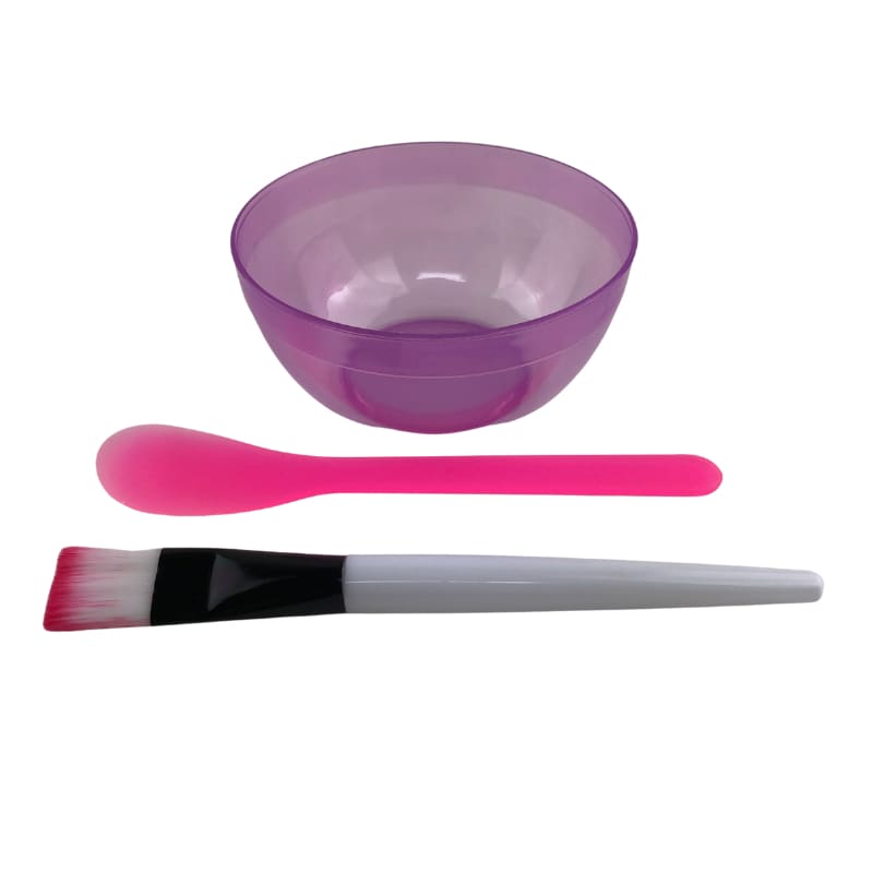 Mask Bowl Brush & Spatula (3-pc set) - mask bowl